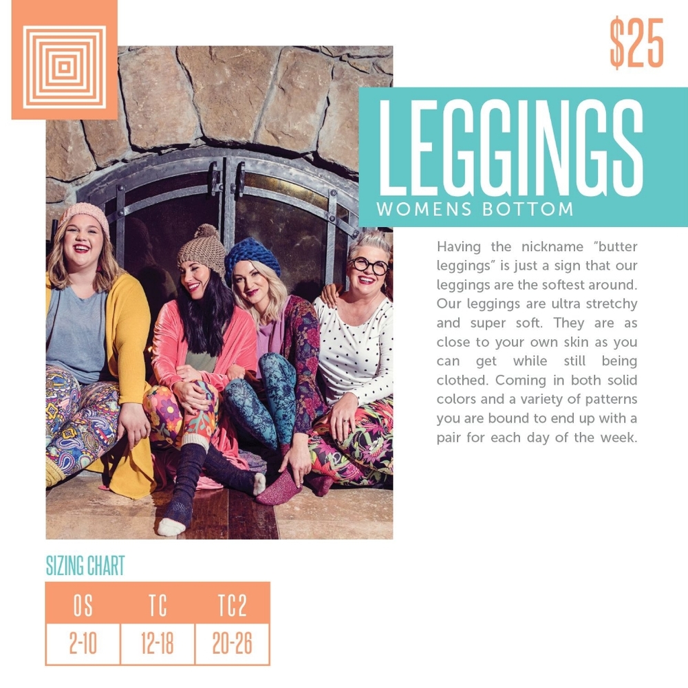 Lularoe one size leggings floral - Picture 2 of 2